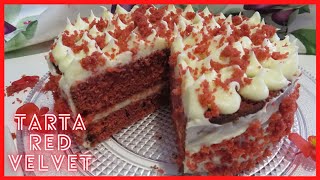 🔴Cómo preparar una TARTA RED VELVET 🍰 😍 RED VELVET CAKE Recipe 🤤