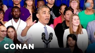 The President Tries To Explain Obamacare | CONAN on TBS