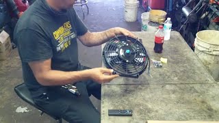 * Universal 10 inch Black Slim Radiator cooling Fan review