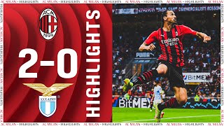 Leão & Ibrahimović goal | AC Milan 2-0 Lazio | Highlights Serie A 2021/22