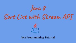 java 8 - How to Sort List with Stream API | Java Programming Tutorial | interview questions | R4Tech
