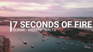 7 SECONDS OF FIRE flying a drone around Malta, Sliema