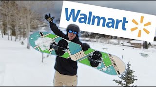 Snowboarding on a Walmart Snowboard - (Season 6, Day 47)