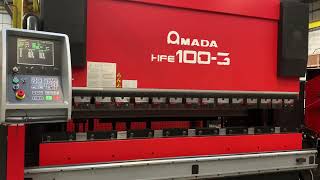 AMADA HFE 100-3 Down Stroking Press Brake Yr 2000