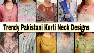 Trendy pakistani kurti neck design ideas / আকর্ষণীয় স্টাইলিশ জামার গলার ডিজাইন ২০২৪ / kameez neck