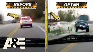 WORST Drivers Ever - Top 9 Moments (Part 4) | Road Wars | A&E