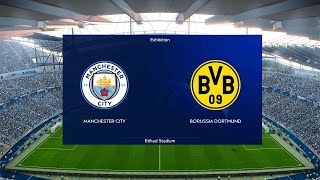 Manchester City vs Borussia Dortmund | Etihad Stadium | 2022-23 UEFA Champions League | PES 2021