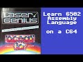 Learn 6502 Assembly Language with the Laser Genius Machine Code Development System on a C64.