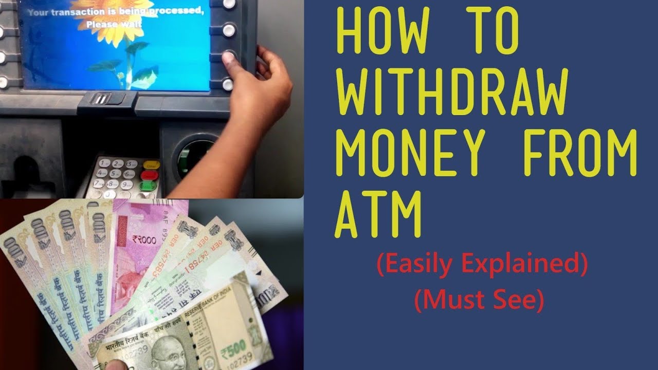 How To Withdraw Money From Atm EASILY EXPLAINED | Atm Withdrawal | SBI ...