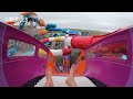 New Water Park in California! Wild Rivers Irvine - All Water Slides POV