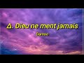 Damso - Dieu ne ment jamais (speed up/tiktok) Paroles | La méchanceté des hommes m'attriste beaucoup