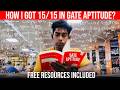 GATE 2025 Ideal 5 Day Aptitude Preparation Strategy| Free Resources