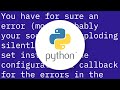 Python Web Socket closes immediately after opening