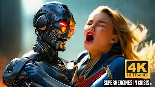 Supergirl vs Ultron: Epic Survival Battle |4K AI-Generated Movie | Powered by Runway ML \u0026 MidJourney