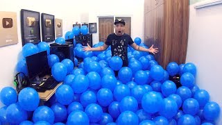 NTN - Thả 1000 Quả Bóng Bay Vào Phòng (Blowing 1000 Balloons Challenge)