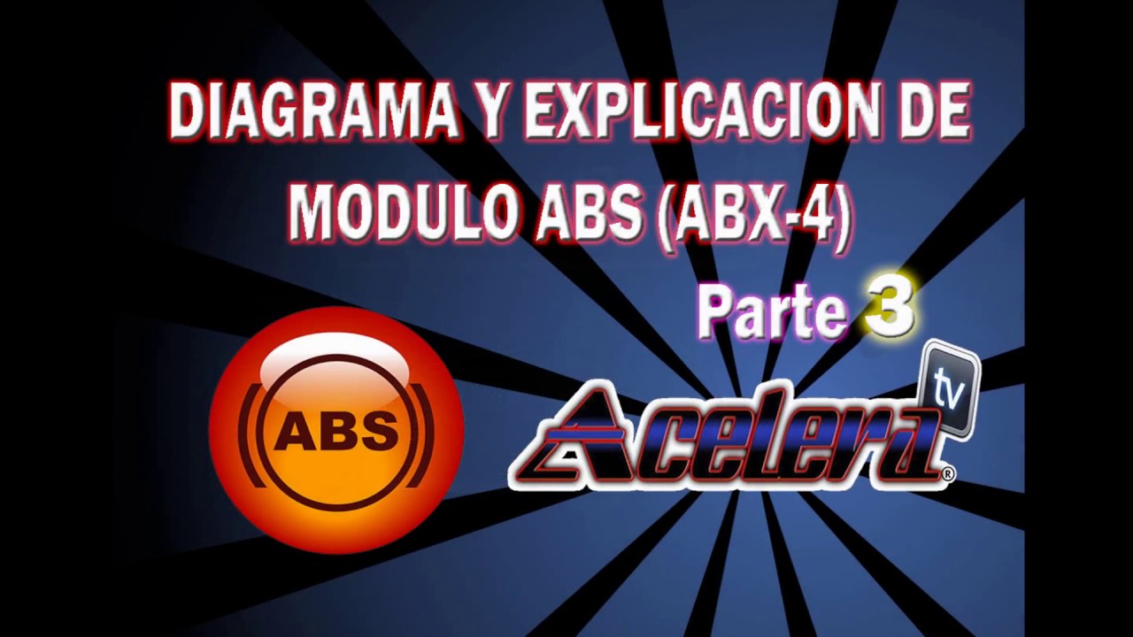 Modulo [ABS] [ABX-4] MODO DE FALLA (Parte 3 Ultima) - YouTube