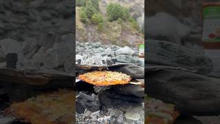 Life is short, love deeply | Outdoor pizza | #food #cooking #mountains #river #mountainchef #pizza