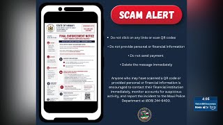 Scam alert: Text warning claims recipients have delinquent traffic violations