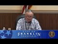 City of Franklin, Budget and Finance Committee Meeting 3-19-2020