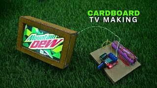 🎥 How to Make an LED TV at Home Using Cardboard | DIY Cardboard TV | Fun TV-Making Tutorial 📺