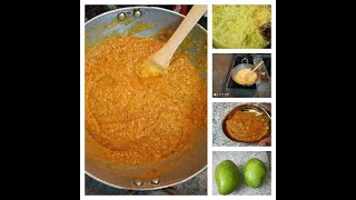 சுவையான மாங்காய் தொக்கு செய்வது எப்படி - How to Make Mango Thokku - Mangai Thokku in Tamil - Pickle