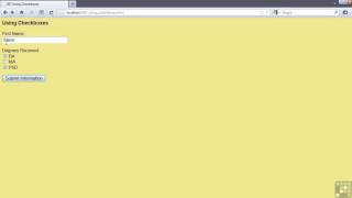 PHP Tutorial 016 Using The CHECKBOX Tag