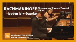 Morningside MB 2017 | Jaeden Izik-Dzurko - Rachmaninoff on a Theme of Paganini, Op. 43