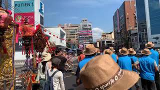 己亥年雞籠中元祭迎斗燈，西福相遇 進入河西 西讓福