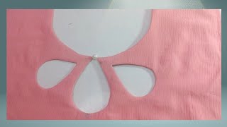 Very stylish 👌🏻three drop cut ✂️ neck design ||  cutting and stitching with  💁tips