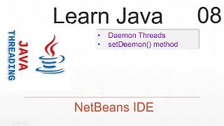 08 Daemon Threads Java Threads Tutorial #08