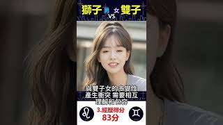 獅子男vs雙子女【3經歷】會經歷愛情的冒險？#AI虛擬主播 #shorts