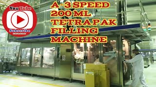 A-3 speed 200 ml tetra pak filling machine