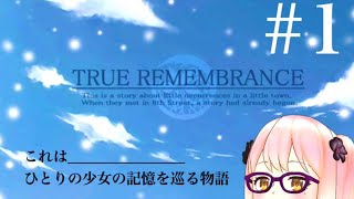 【TRUE REMEMBRANCE】記憶をなくした少女の物語