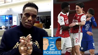 Arsenal shine, Chelsea disappoint and Spurs' struggles continue | The 2 Robbies Podcast | NBC Sports