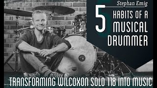 Wilcoxon Challenge - Solo No. 118 - Drum Set Application