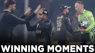 Winning Moments | Lahore Qalandars vs Peshawar Zalmi | Match 12 | HBL PSL 9 | M2A1A