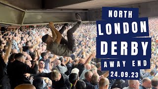 💥MENTAL NORTH LONDON DERBY💥 AWAY END LIMBS 💪 Arsenal vs Tottenham 24.09.23 손흥민 #spurs #coys