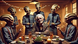 Alien Teens Mock Old Human Veteran at Dinner. See What Happens When They Talk To Him! SCi-Fi Story