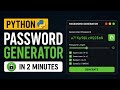 Build a Password Generator in Python | Beginner Python Project