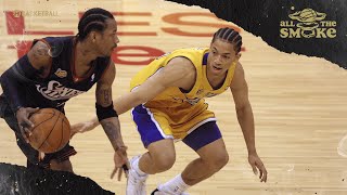 Allen Iverson Remembers Infamous Ty Lue Step Over In 2001 Finals | ALL THE SMOKE | SHOWTIME BOXING