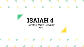 Reading the Book of Isaiah  Chapter 4 (NIV)