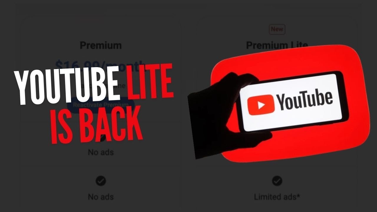 Youtube Lite Is Back Youtube