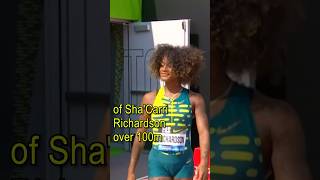 Sha’Carri Richardson Progression over 100m #trackandfield #athletics #sprinting