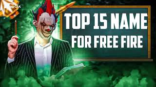 Top 10 Attitude Names In Free Fire 2025 || Attitude name free fire || Free fire Attitude name