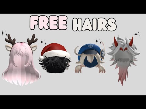 GET 4 FREE HAIRS IN ROBLOX!