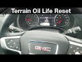 2019 GMC Terrain Oil life Reset / Buick Encore / Maintenance Light