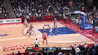 NBA Playoffs 2015 - Houston Rockets vs Los Angeles Clippers - 1st Qrt - NBA LIVE 15 PS4 - HD