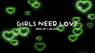 summer walker - girls need love (sped up + reverb)