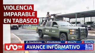 Tabasco; violencia imparable y Tijuana declara emergencia por deportación masiva de migrantes