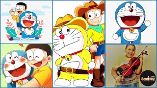 Doraemon | Theme Song | Violin Cover | Somdeep Sarkar